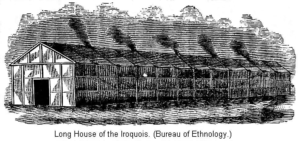 Iroquois Longhouse Cross-Section
