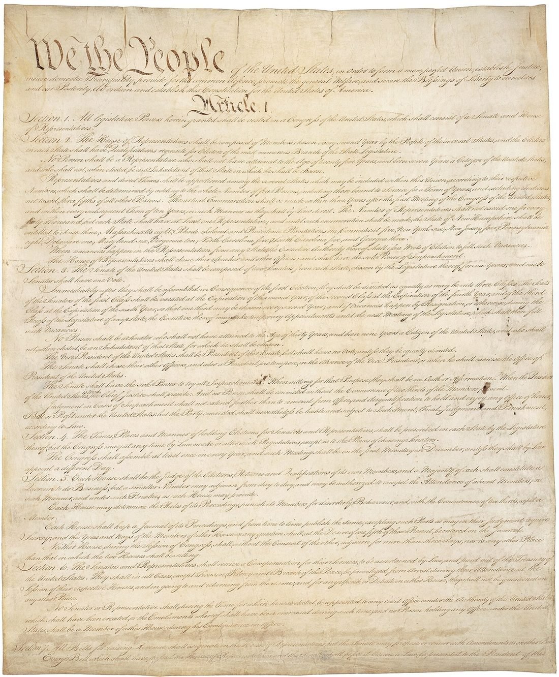 Original U.S. Constitution, 1787