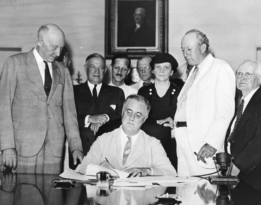 Social Security Act Signing, August 14, 1935