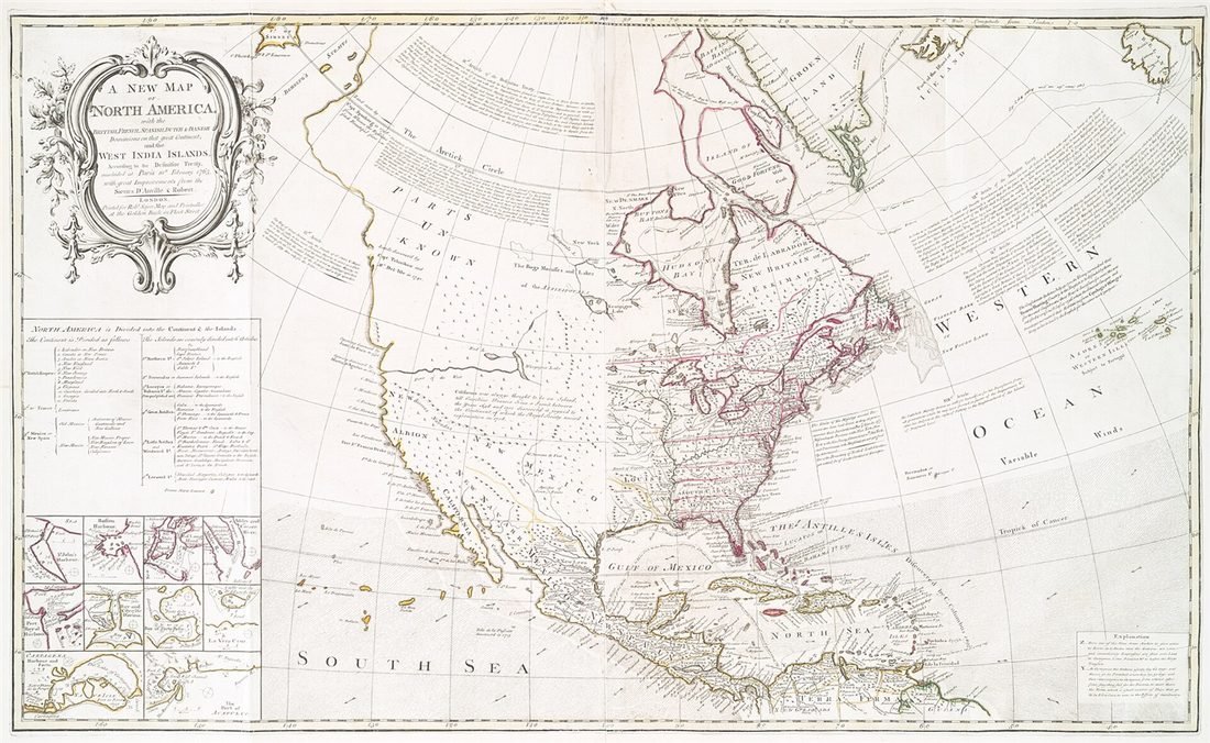 North America Remade - The Treaty of Paris, 1763